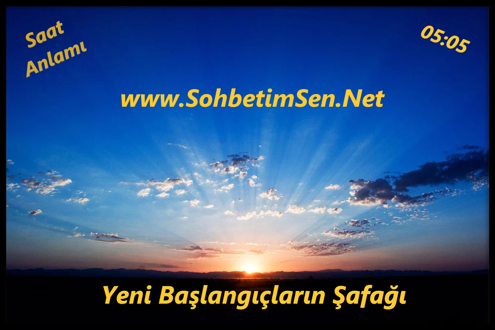 05.05 Saat Anlamı